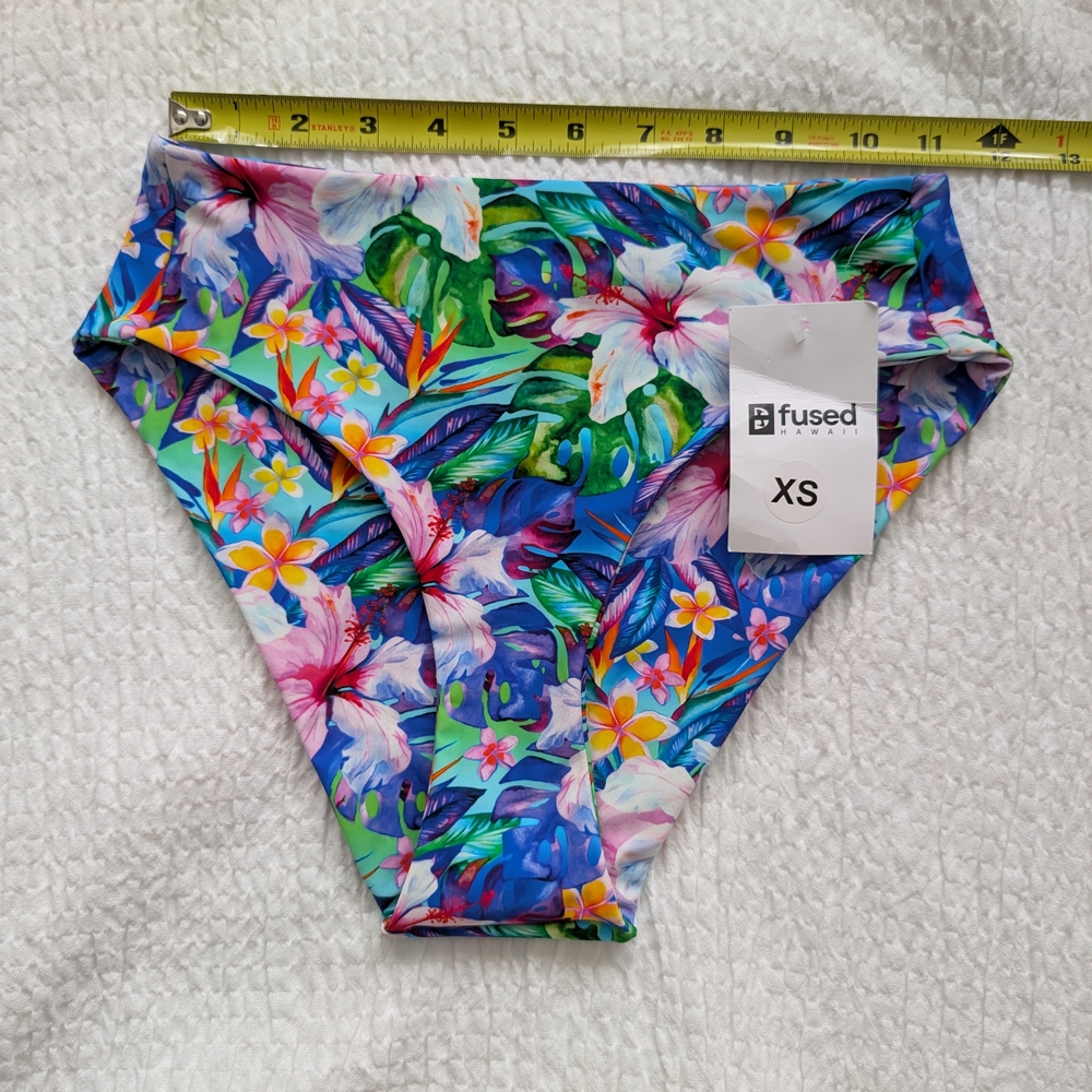 Tropical Floral Bikini Bottom
